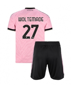 Juventus Nick Woltemade #27 Maglia Gara Trasferta Repliche 2026-27 Bambino Maniche Corte Juventus Nick Woltemade #27 Maglia Gara Trasferta Repliche 2026-27 Bambino Maniche Corte